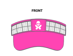 Betty Visor  w/ 20 cooling pieces - PINK