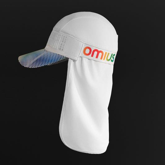 Front detail of the OMIUS cap with porous graphite cooling pieces.