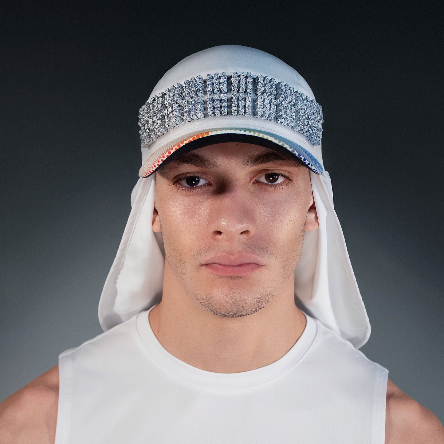 Trail Cap with Cooling Pieces