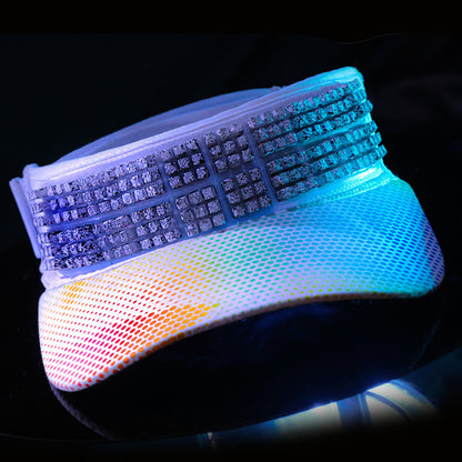Visor with 20 cooling pieces